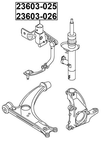 Level Sensor, Front Left Fits Seat 3C0412521B