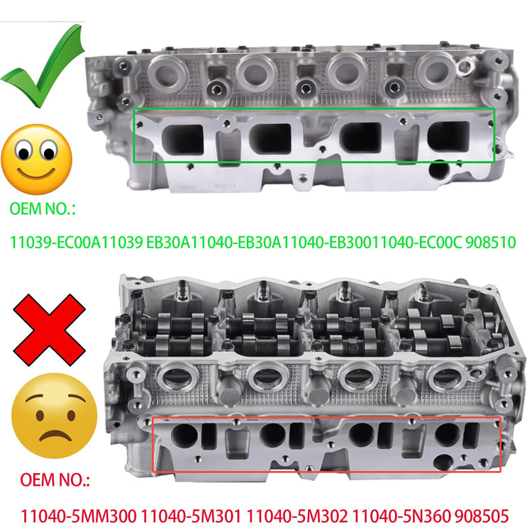 Complete Cylinder Head for Nissan Navara D40 D22 Diesel 2.5L YD25DDTi 2005-2015