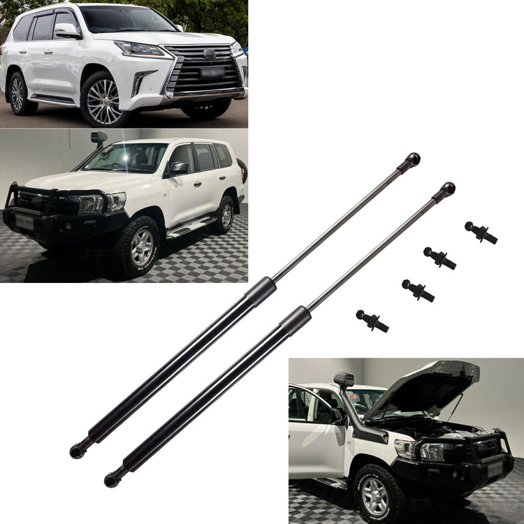 2 Front Bonnet Hood Gas Struts for Lexus LX570 LX450d 2008-2021 VDJ201R URJ201R