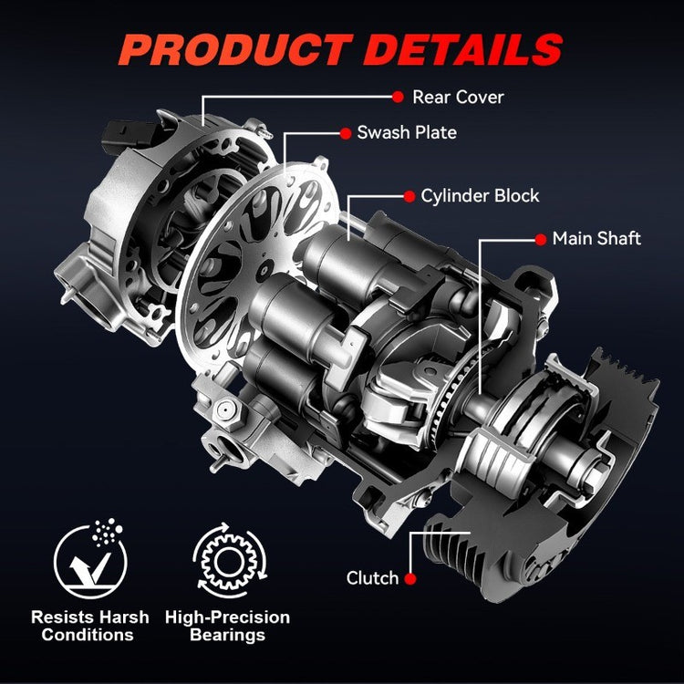 AC Compressor Air Conditioning For Mitsubishi Challenger Triton MN 4D56 Diesel