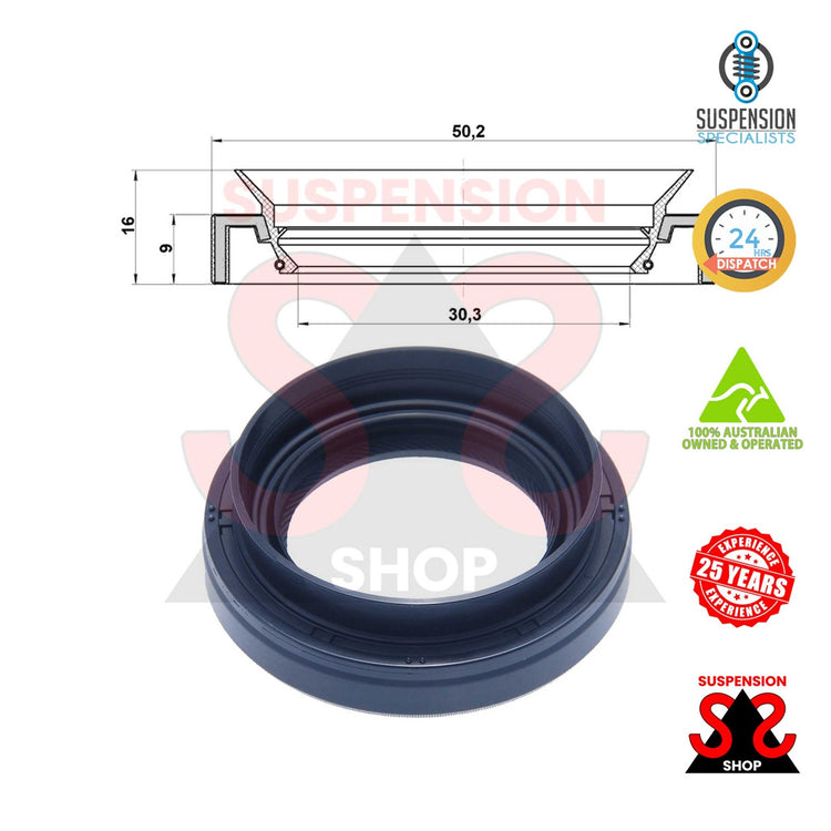 Front Axle Shaft Seal, Drive Shaft Suit SUBARU XV 2.0 i AWD (GP7, G33GP)