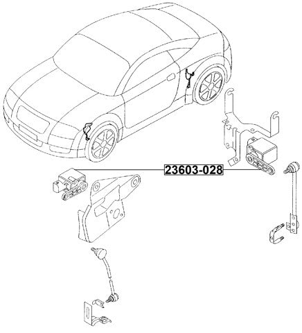 Height Control Sensor Fits Audi 4B0907503A