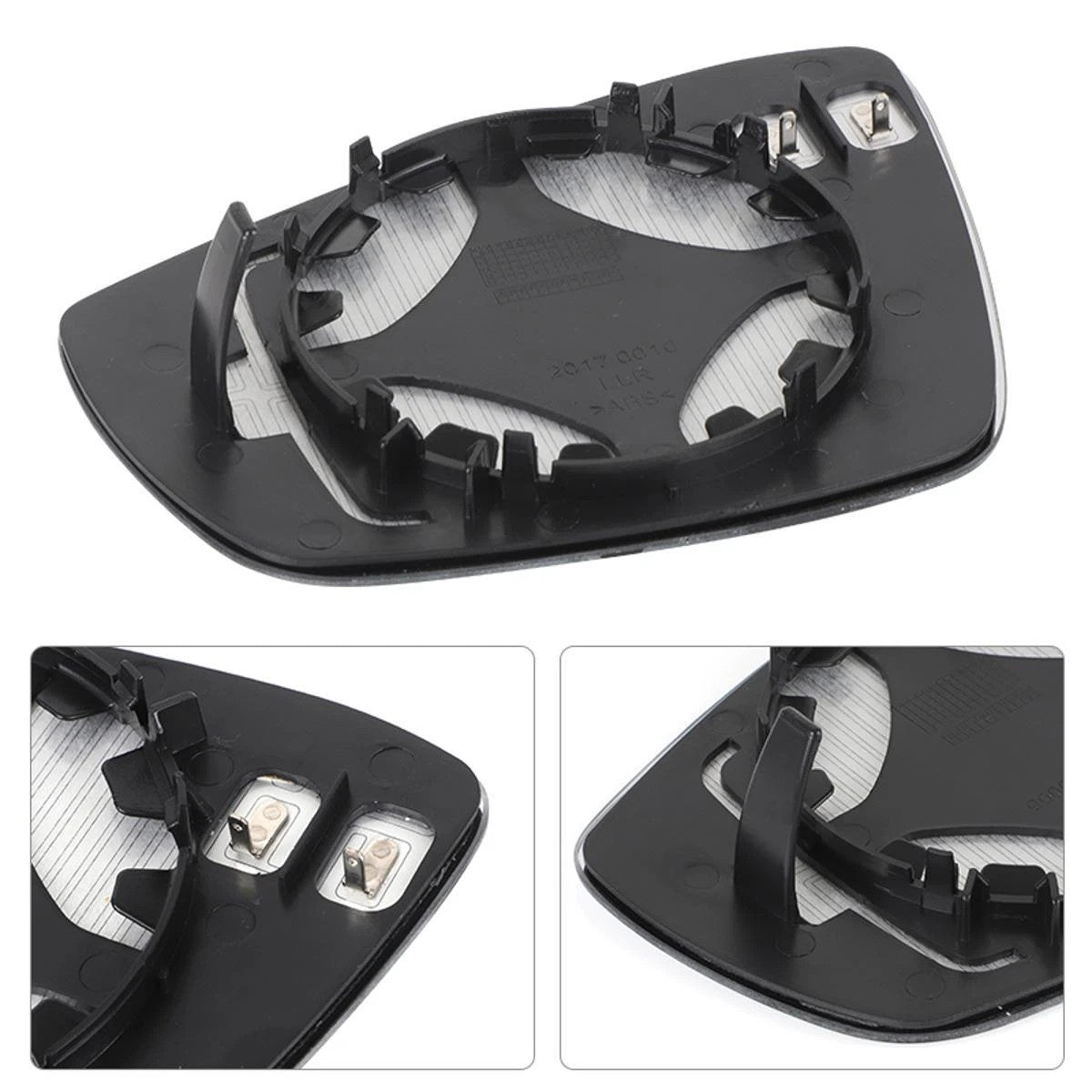 Driver Side Right Mirror Glass For VW POLO 2010-2017 w/ Heated Convex Base Plate
