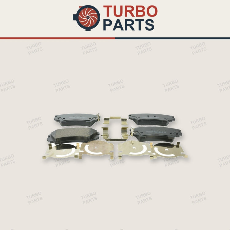 Chevrolet Front Pad Kit, Disc Brake - (With Anti Squeal Shim, With Brackets)