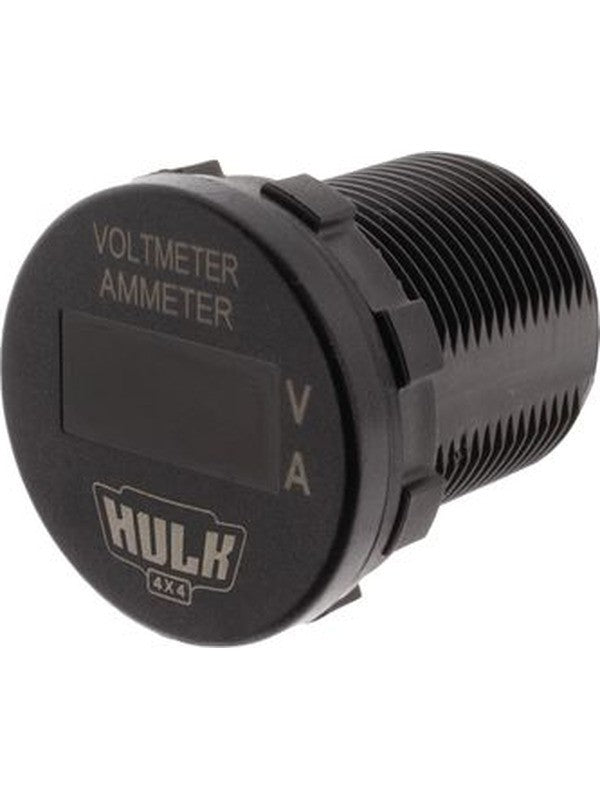 Hulk 4X4 OLED Voltmeter & Ammeter 12-24V Dc 0-100Amp With Shunt (HU6675A)