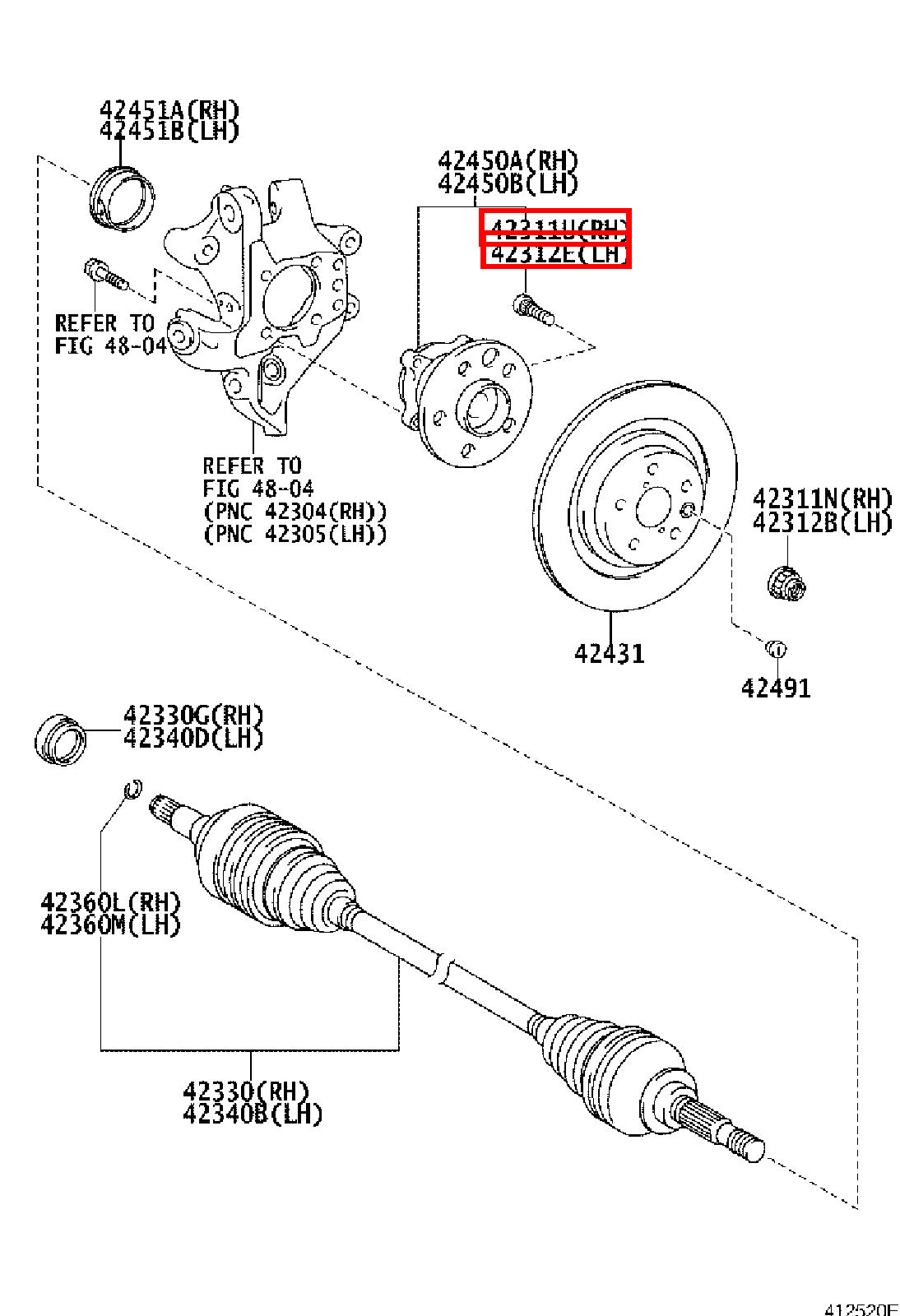 Genuine LandCruiser HZJ76 HZJ71 HZJ105 HDJ100 Front Wheel Hub Stud Bolt x10