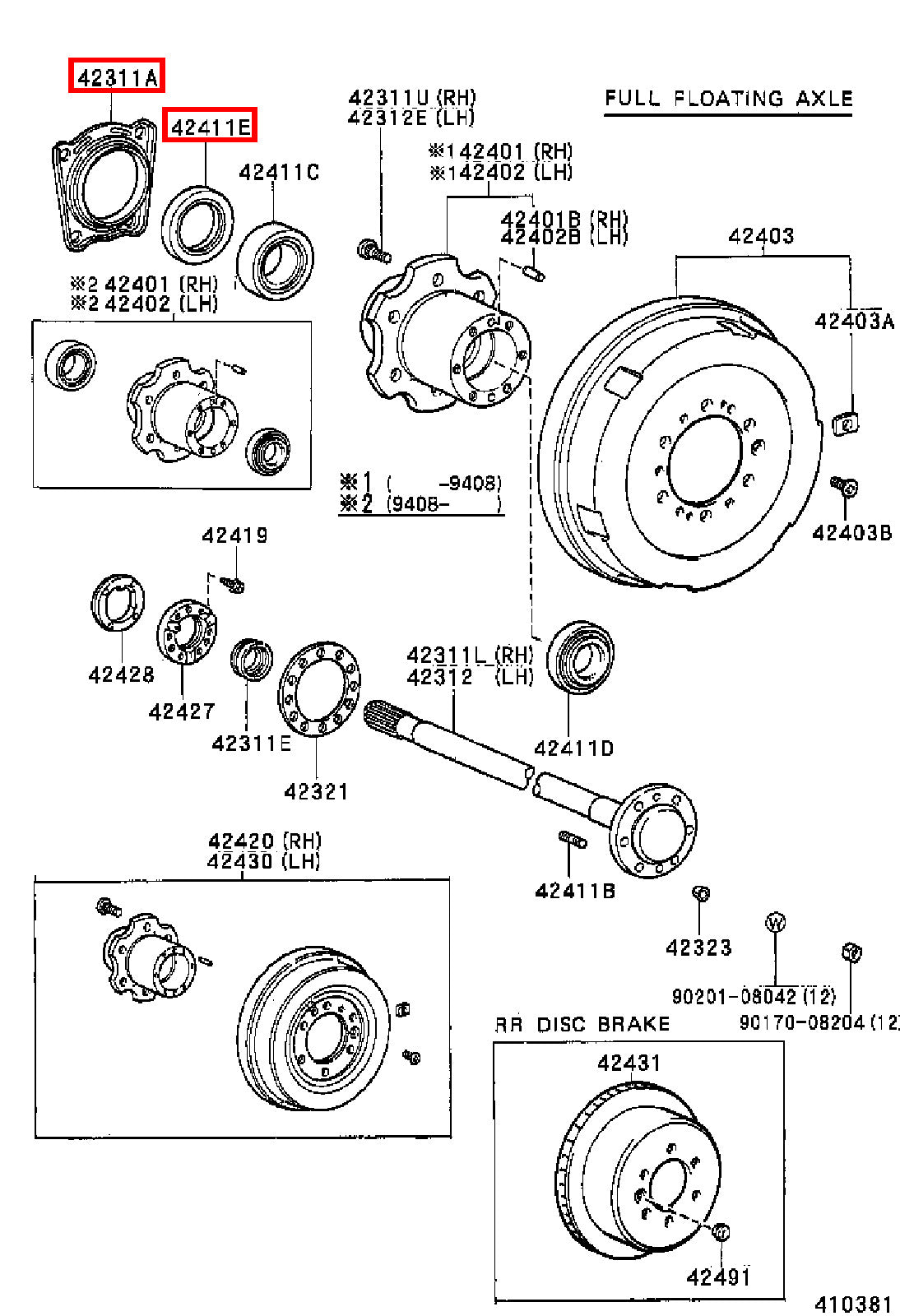 Genuine LandCruiser VDJ79 VDJ78 VDJ76 Wheel Bearing Hub Oil Seal