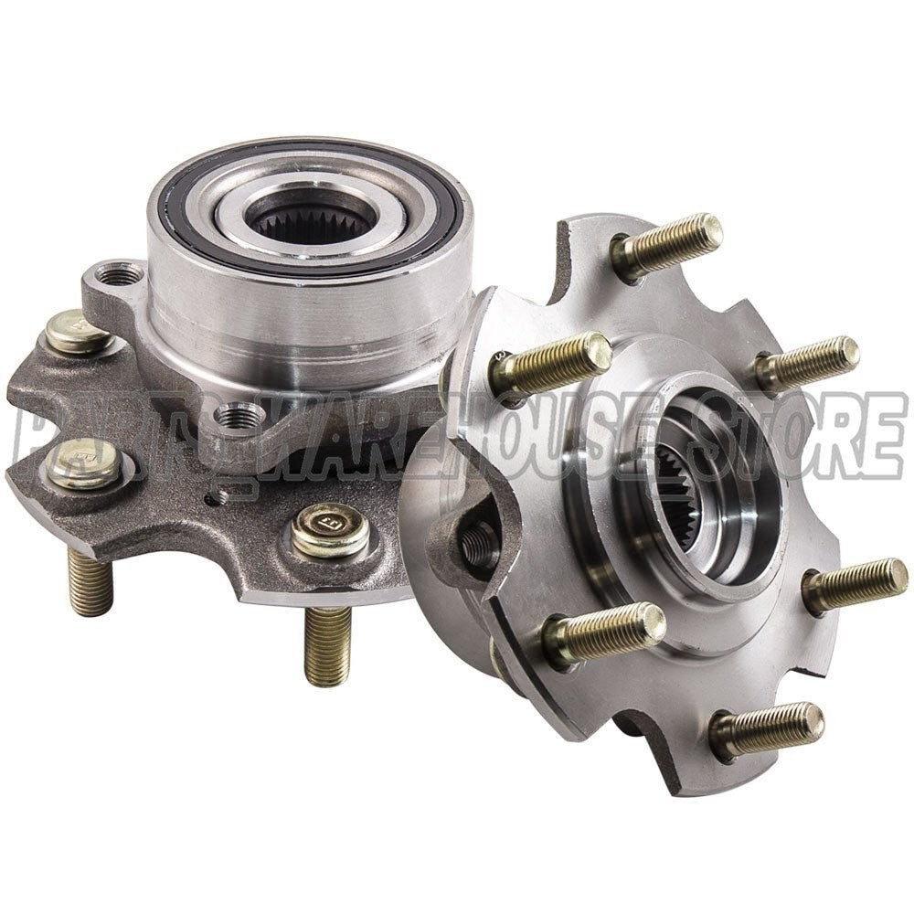 2 Front Wheel Bearing Hub For Mitsubishi Pajero NM NP NS NT 1999-2010