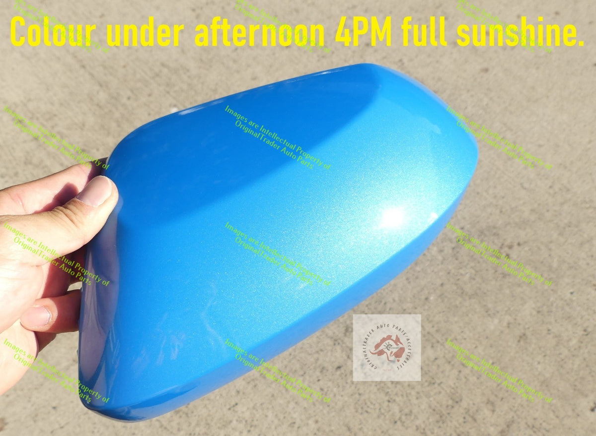 Left Side Mirror Cover Case Cap for Toyota Corolla E210 Series Eclectic Blue 8W9