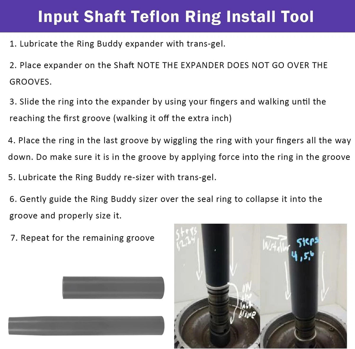 For 700R4 4L60E Turbine Shaft Pump Stator Ring Tool & Pump Bushing Rotor Sizer