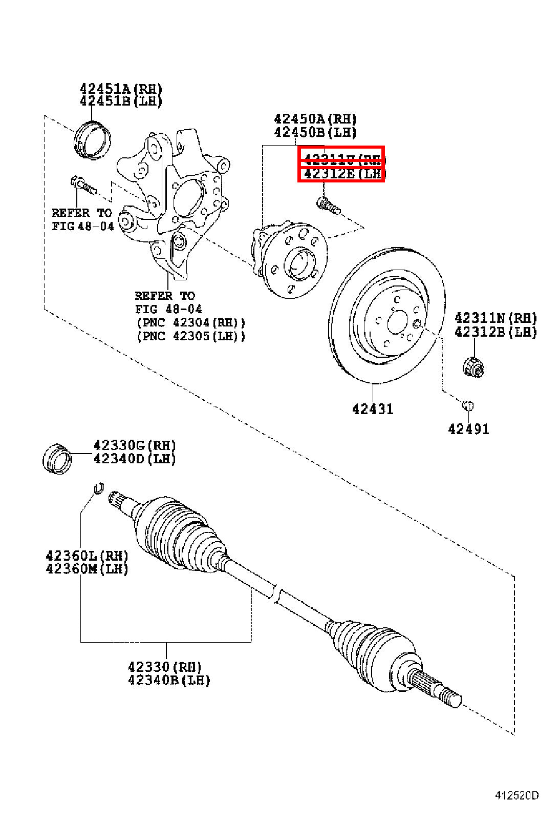 Genuine LandCruiser HZJ76 HZJ71 HZJ105 HDJ100 Front Wheel Hub Stud Bolt x10