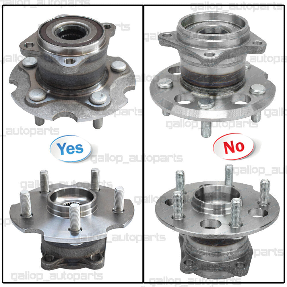 2PCS For Toyota RAV4 RAV-4 ACA31R ACA33R Rear Wheel Bearing Hub Hubs 2006-2016