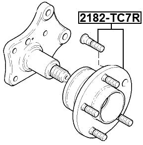 Rear Wheel Hub Fits Ford 1334291 1362872 1458702 1469186 1469189 4367053