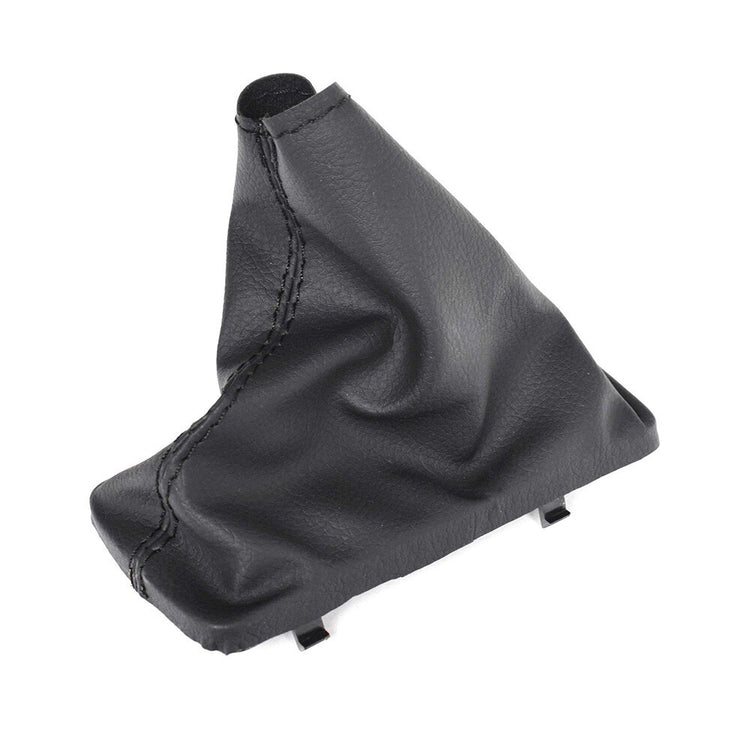 Black Leather T-Bar Handbrake Boot Cover Set Suitable for Ford Falcon 2008–2018