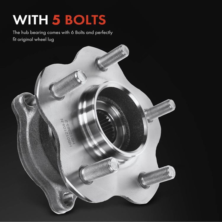 1x Rear Left or Right Wheel Hub Bearing for Nissan Murano Z50 03-08 3.5L VQ35DE