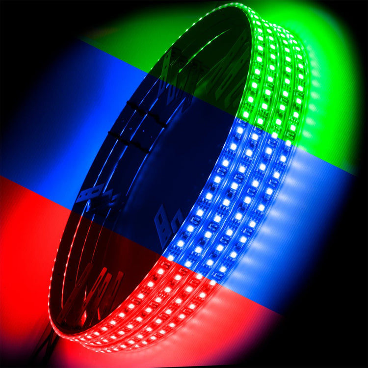 Oracle Lighting LED Illuminated Wheel Rings Colorshift No Remote (4215-334)