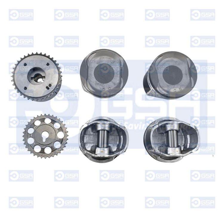 2AZ-FE 2.4L Engine Overhaul Rebuild Kit w/ Crankshaft Rods for Toyota 1340128030