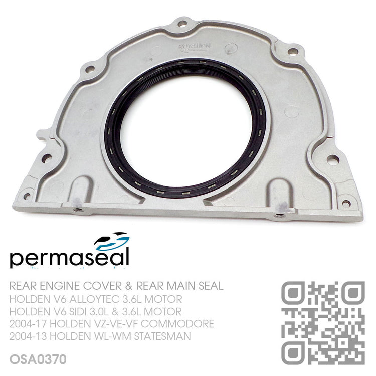 PERMASEAL REAR MAIN SEAL LLT/LFX V6 SIDI 3.6L MOTOR [HOLDEN VE-VF COMMODORE/SV6]