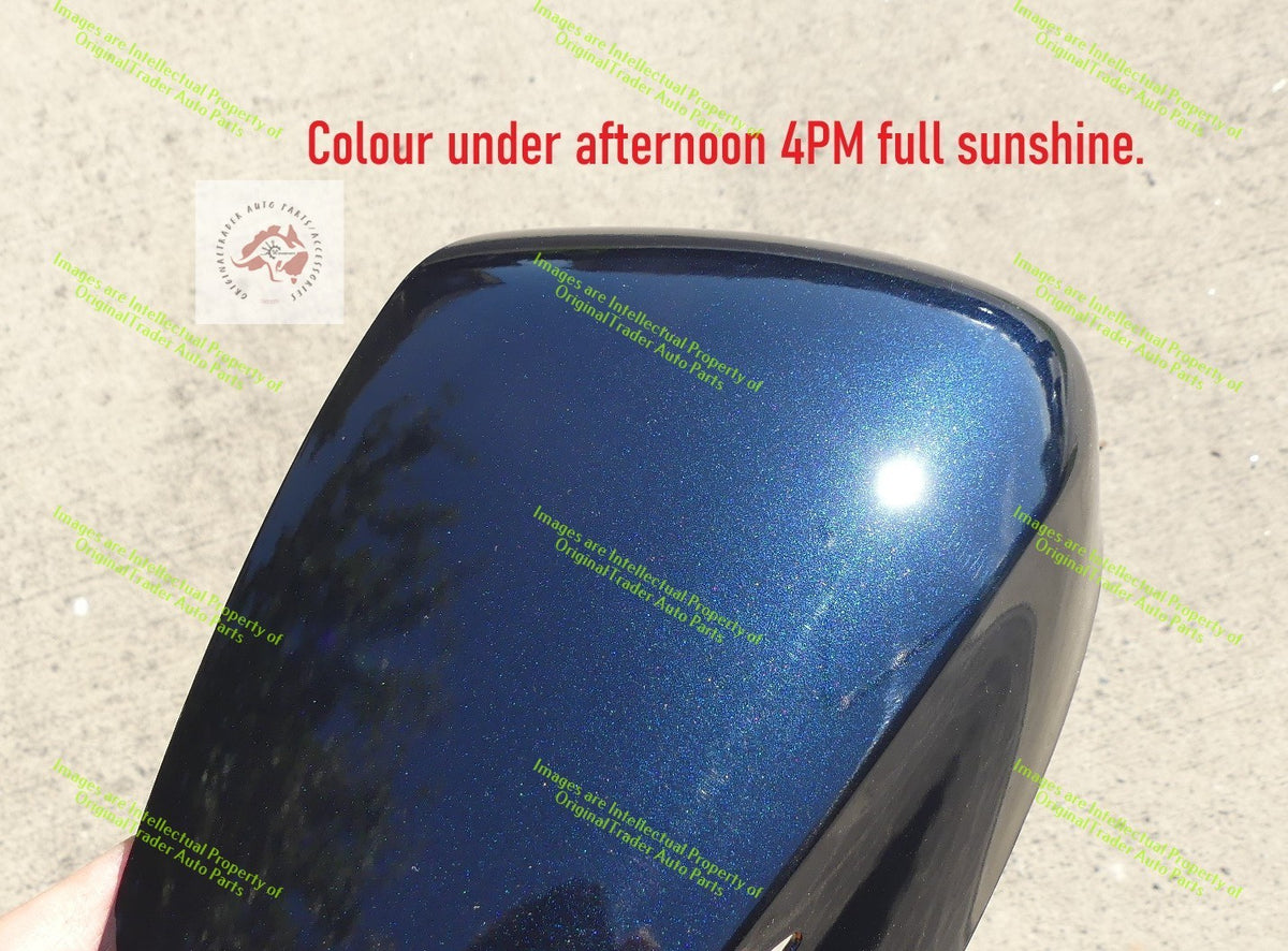 Right Side Mirror Case Cover for Mazda CX-3 CX3 DK Deep Crystal Blue Mica 42M