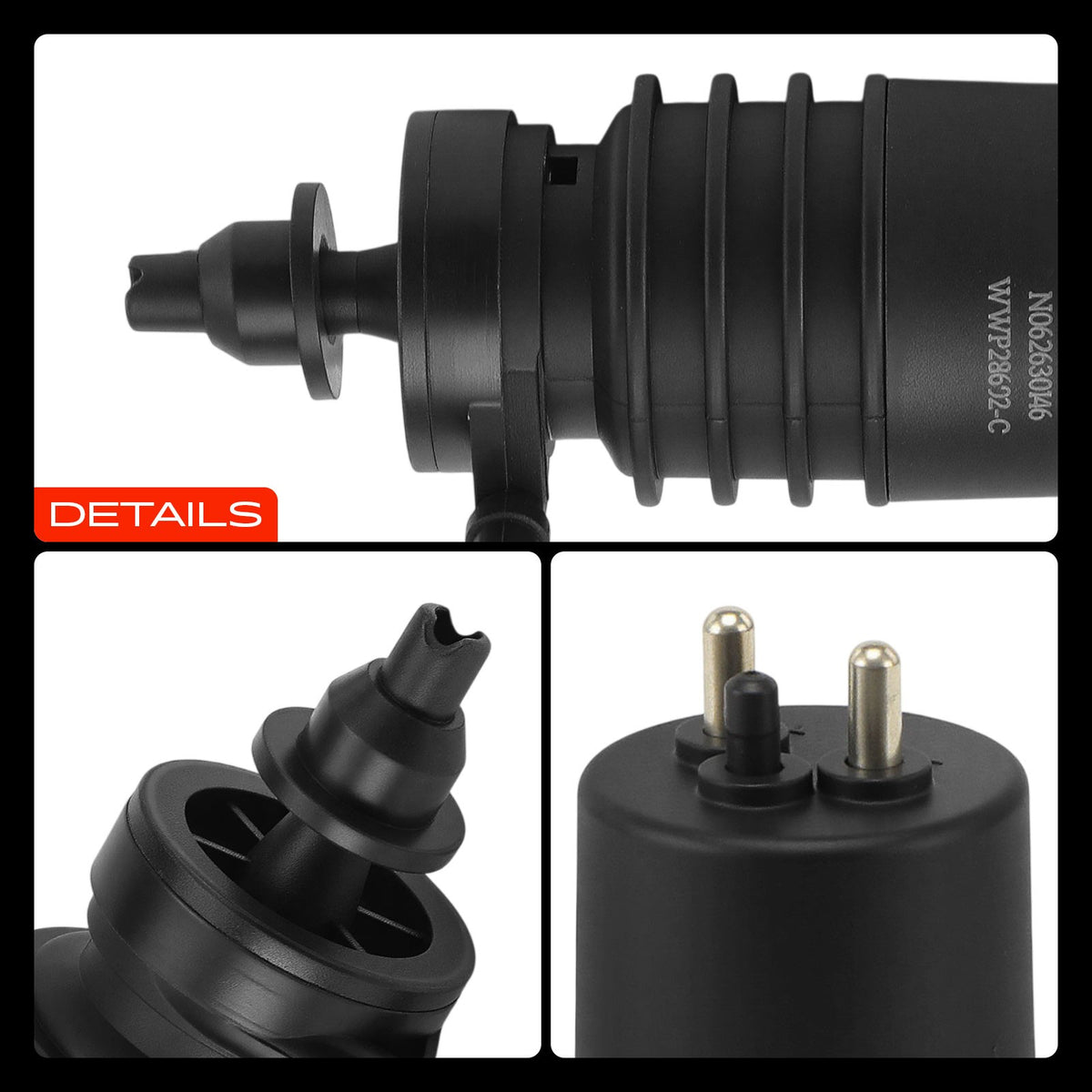 Front Windscreen Washer Pump for Mercedes S202 W202 W124 S124