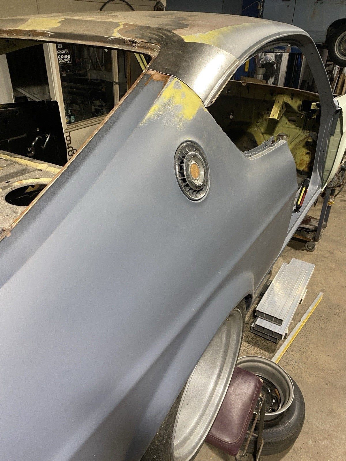Mazda RX4 Coupe 929 Rear Window / Roof Rust Repair Section.