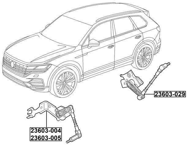 Rear Level Sensor Fits Audi 4M0941309L