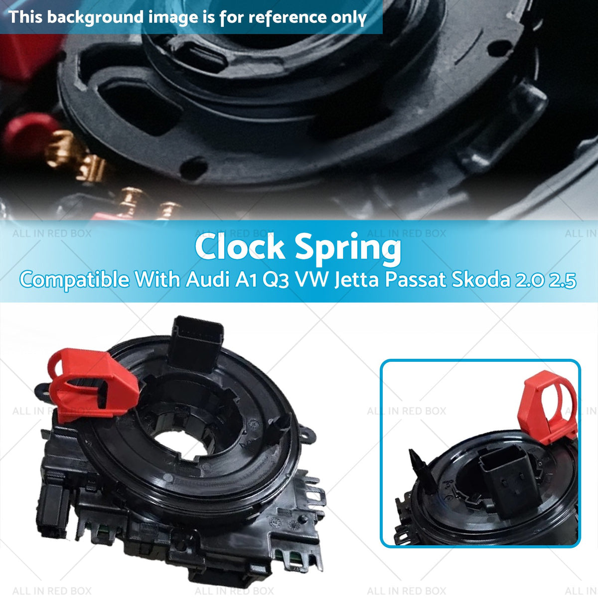 Clock Spring w/Angle Sensor Suitable for Audi A1 Q3 VW Jetta Passat Skoda 2.0