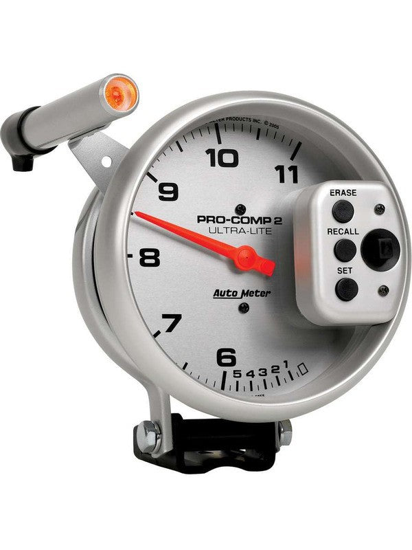 Auto Meter 5 Tachometer 0-11000 RPM Dual Range W/Peak Memory Ultra-Lite (6855)