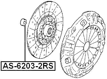 Ball Bearing 17X40X12 Fits Fiat 0059818525, 0079812525, 01011-00022, 0208-24-514