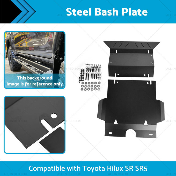 Steel Bash Plate Suitable for Toyota Hilux SR SR5 05-15 3mm