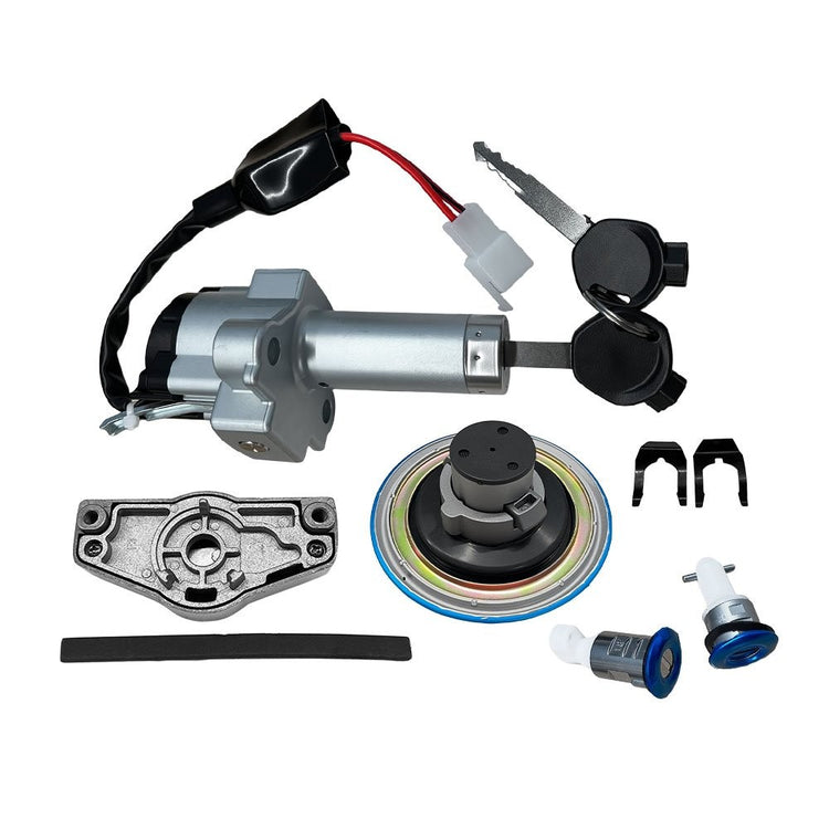 Ignition Fuel Cover Helmet Lock Switch Set For Honda CB125E CB 125 E GLH125SH SH