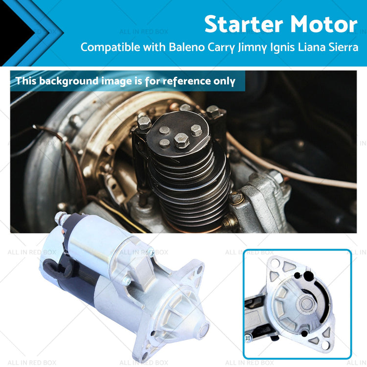 Starter Motor Suitable For Suzuki Vitara G13B 1.3L G16A G16B 1.6L Engines