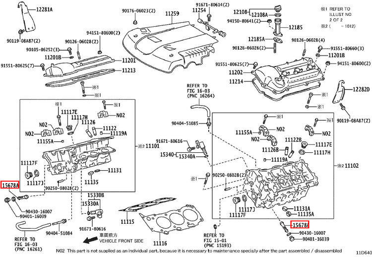 Genuine Hilux Surf GRN215 LandCruiser GRJ200 1GR VVTi Oil Control Valve Filter