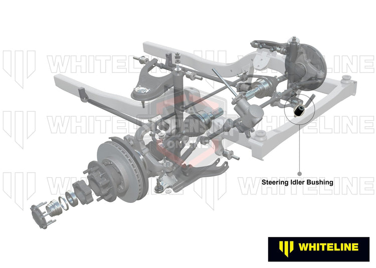 Whiteline W11208 - Steering Idler Arm - Bushing Kit (Bush- steering arm)