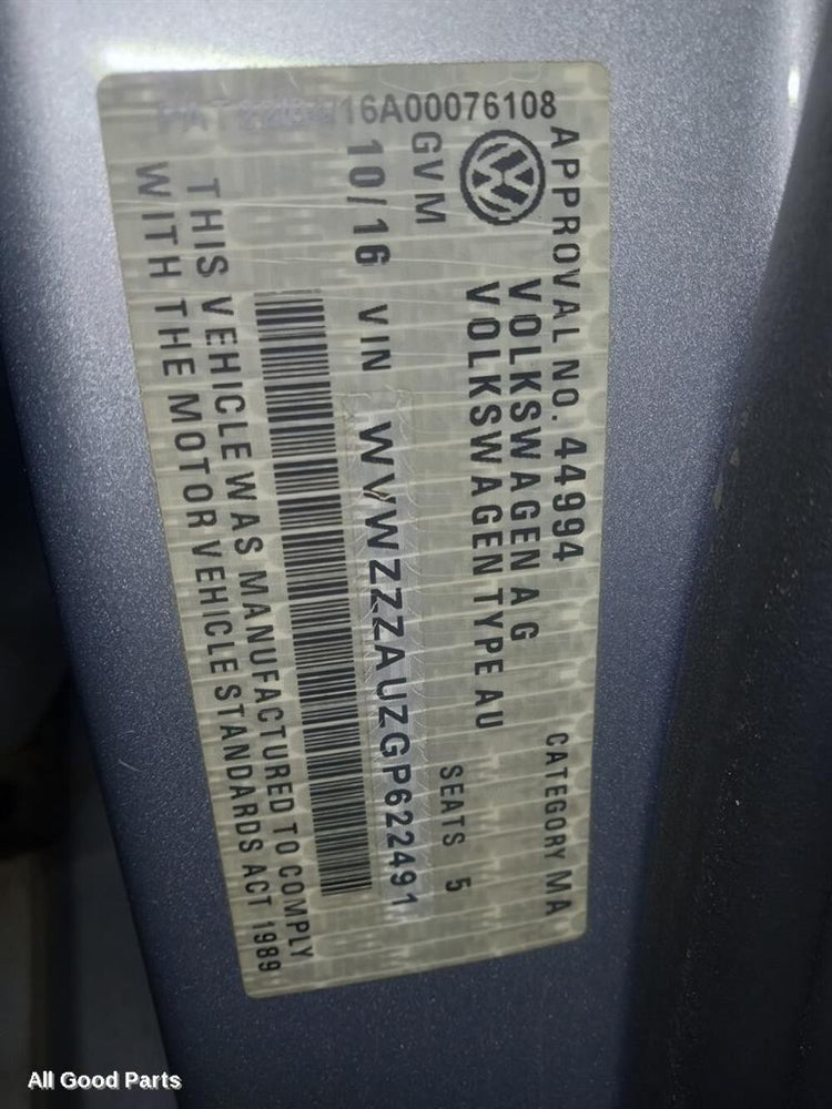 2016, VOLKSWAGEN, GOLF, Steering Box/Rack, GEN 7, ALLTRACK, 12/12-08/20