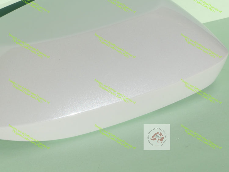 Right Side Mirror Case Cap for Toyota Corolla E210 Series Frosted White 089