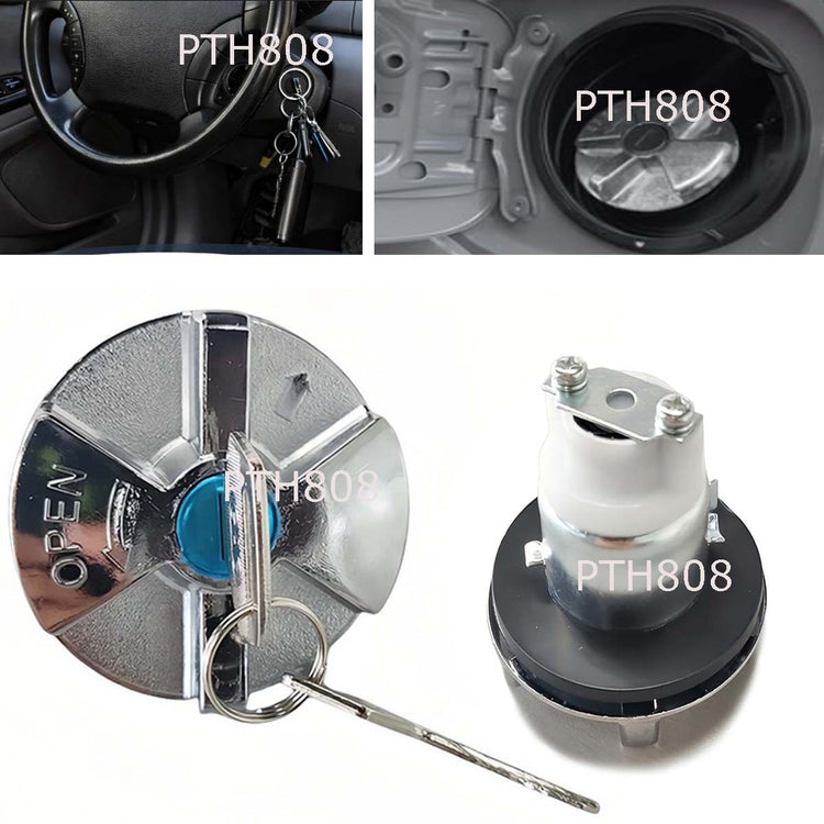 LOCKING FUEL CAP - FITS TOYOTA ALL HILUX DIESEL MODELS WITH TWIST TYPE CAP+2Keys