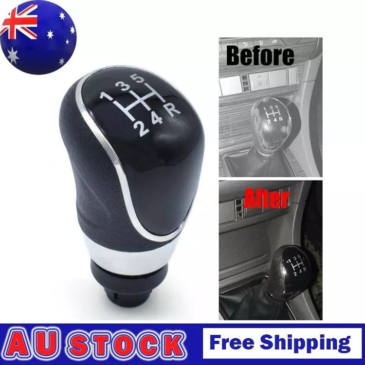 5 Speeds Gear Stick Shift Knob For Ford Focus MK2 MK3 7 C-MAX S-Max B-Max Fiesta