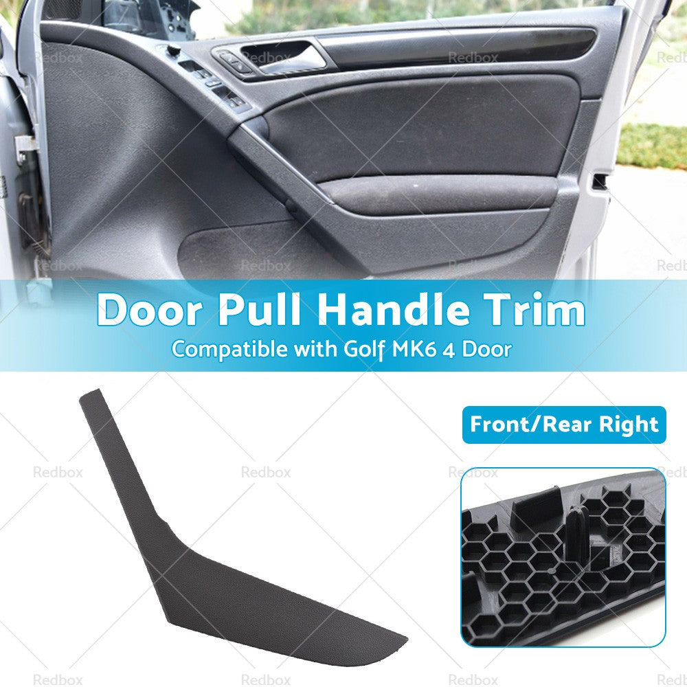 Right Inner Door Trim for Pull Handle Cover Suitable for VW Golf 2009-2013