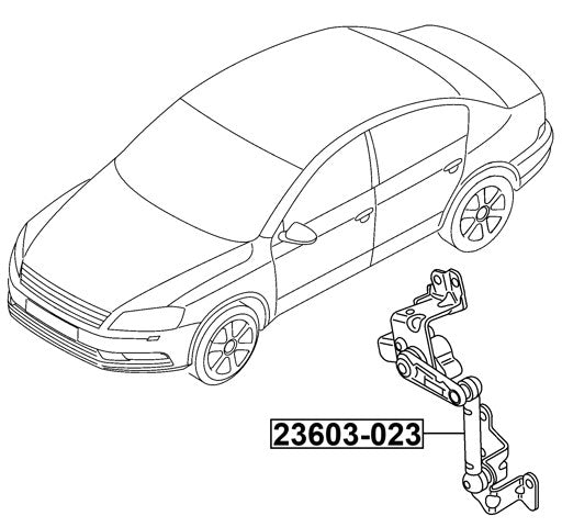 Rear Level Sensor Fits Seat 1K0941273M