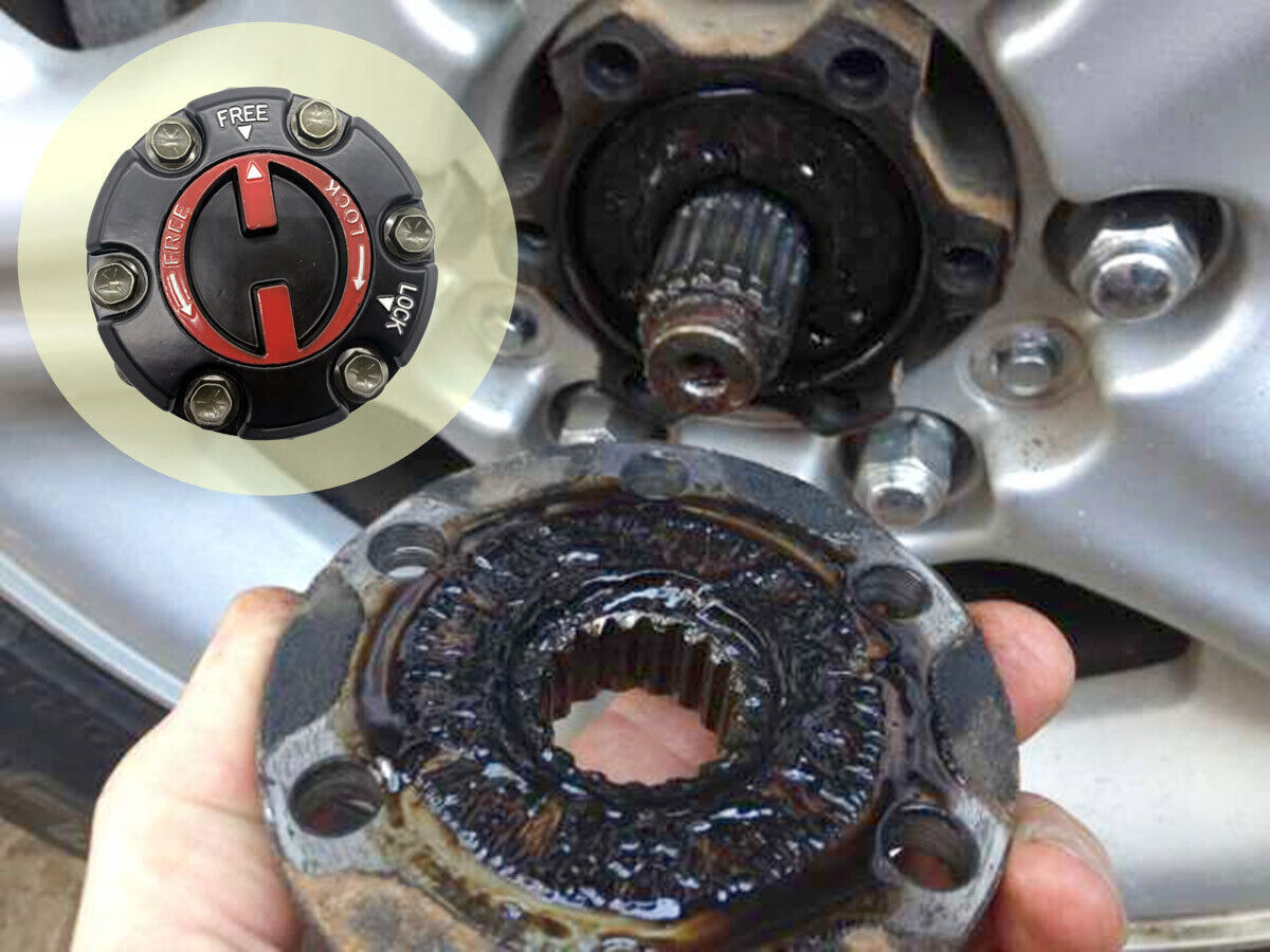 A pair Free Wheeling Hub Locking Sets For Holden Rodeo Colorado ISUZU DMAX 87-98