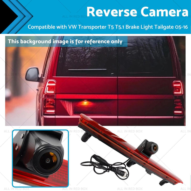 Reverse Camera Suitable For VW Transporter T5 T5.1 Brake Light Tailgate 05-16