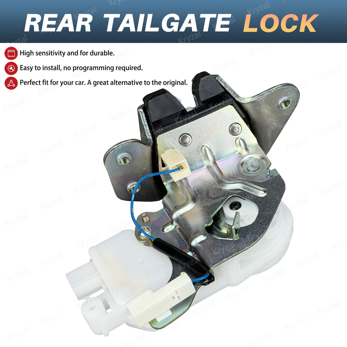 Tailgate Back Door Lock Mech For Mitsubishi Lancer CF GSR 2016 2017 Sportback