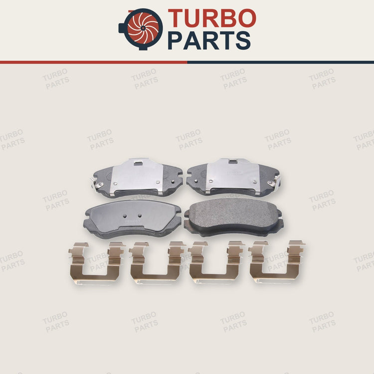 Hyundai Front Pad Kit, Disc Brake - (With Anti Squeal Shim, With Brackets)