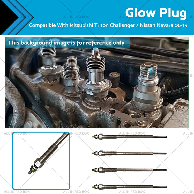 4Pcs Glow Plugs Suitable for Mitsubishi Challenger Triton ML MN 4D56HP 4M41