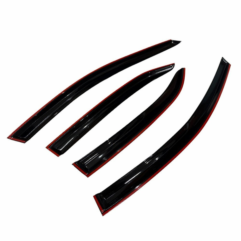 Full Set Weathershields Window Visors For Toyota Camry XV70 Sedan 2017-24 Black