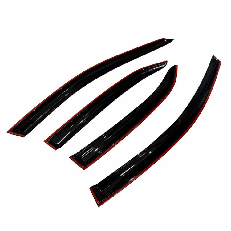 Full Set Weathershields Window Visors For Toyota Camry XV70 Sedan 2017-24 Black