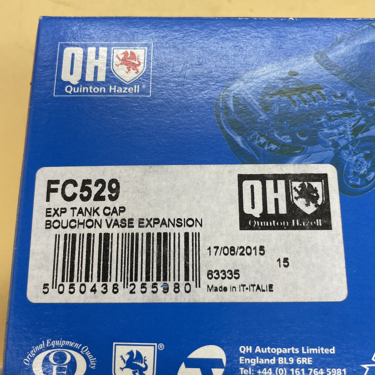 FC529 Bouchon Cap Expansion Tank Quinton Hazell QH NOS Fits BMW