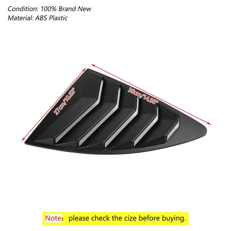 Side Window Louver For 2013-2018 Scion FRS BRZ Toyota 86 GT86 AE86