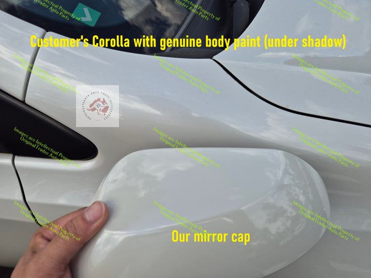 Right Door Mirror Cap Case for Toyota Corolla E210 Series Crystal Pearl 070